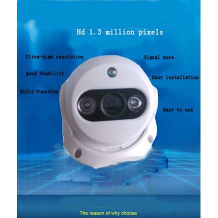 H. 264 Video Compression Dome Low Illumination IR-Cut IP Camera