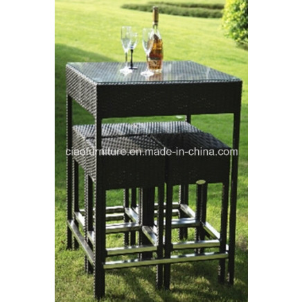 H-Gt-509 Hot Sell Wicker Bar Table Chair