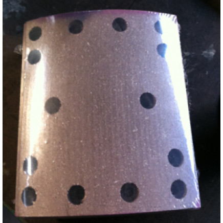 HOWO 14 Holes Brake Lining Top Quality Red Material with Rivet Sinotruck Brake Lining