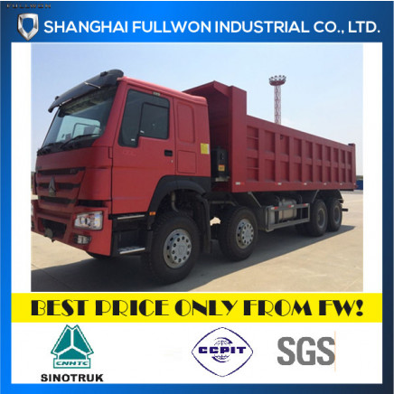 HOWO 8X4 336HP/247kw 12 Wheels Dump Truck / Tipper Truck