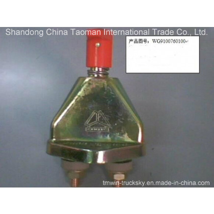 HOWO Sinotruck Spare Parts (12V 165 Ah) Tmc Battery Switch (Wg9100760100)