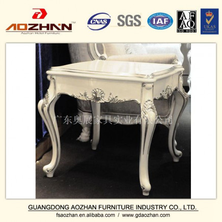 Hand Craved White Coffee Table Az-Ggcj-1083