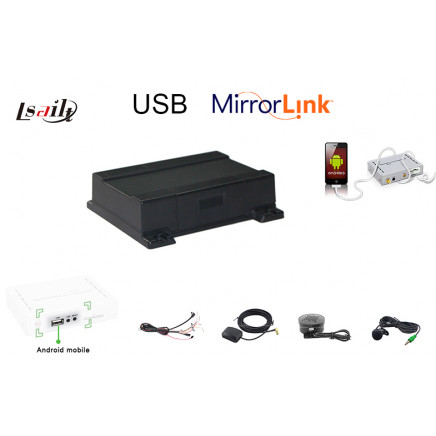 Head Unit Mionter with Smartphone in Two-Way Touch Operate Via USB
