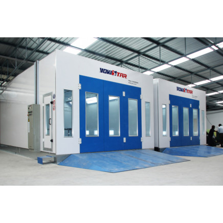 Heated Paint Booth Downdraft Vehicle Spray Booth