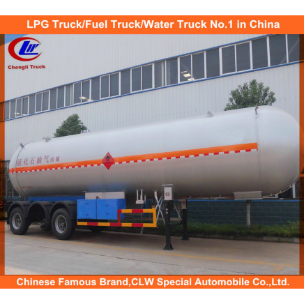 Heavy Duty Asme 58.52cbm 3 Axle LPG Truck Trailer