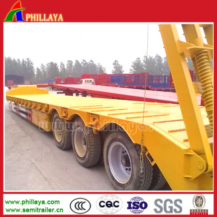 Heavy Duty Detachable Low Bed Semi Gooseneck Trailer