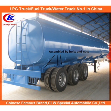 Heavy Duty Tri-Axle Water Tank Trailer Water Tanker Semi Trailer
