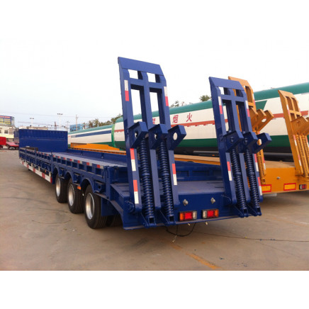 Heavy Machine Carrier Lowbed Semi Trailer