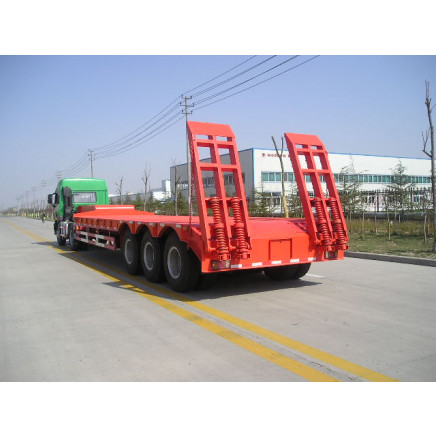 Heavy Machine Carrier Lowboy Semi-Trailer for Sale (CTY4860)