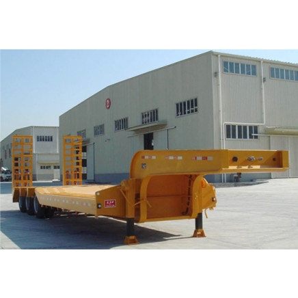 Heavy Payload Tri-Axle Lowbed Semi-Trailer