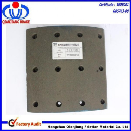 Heuliez, Volvo Truck Parts Truck Brake Lining (WVA19562)