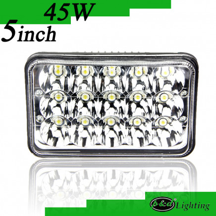 High Bright 5inch Square 45W LED Driving Spot Light for Automotive (PD5SL 45W)