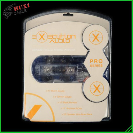 High Power, Transparent PVC Car Amplifier Wiring Kit