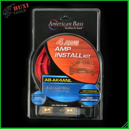 High Qality, Good Price 4AWG Car Amplifier Install Wiring Kits
