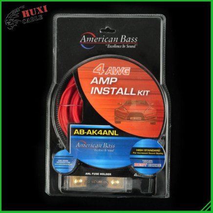 High Qality, Good Price 4AWG Car Amplifier Install Wiring Kits
