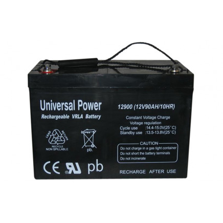 High Quality 12V 90ah AGM Lead Acid Battery