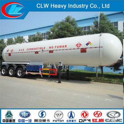 High Quality 60cbm Liquified Propane Gas LPG Tank Semi-Trailer