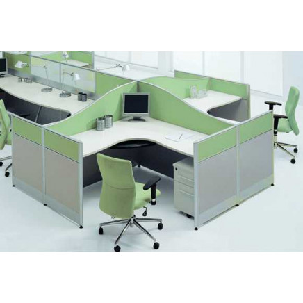 High Quality Alumina and Aluminium Computer Workstation (PS-288 style)