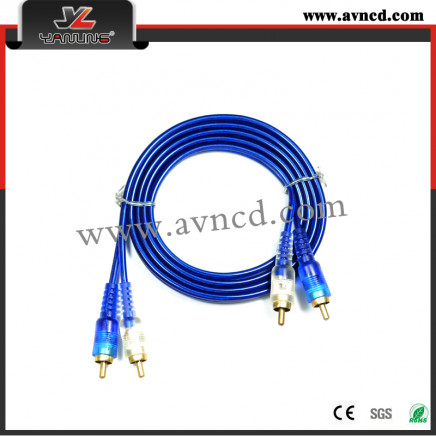High Quality Car Parts RCA Signal Cable Interconnect (YLR-278)