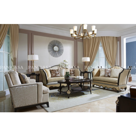 High Quality Classical Wooden Furniture Living Room Sofa (MS-A6032c)
