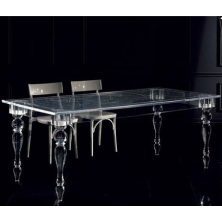High Quality Clear Acrylic Table Furniture Sets for Dining Room