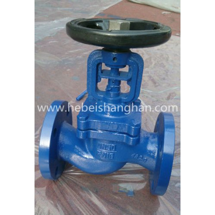 High Quality DIN Cast Iron Bellow Sealed Globe Valve