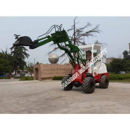 High Quality Digging Arm Mini Wheel Loader with CE