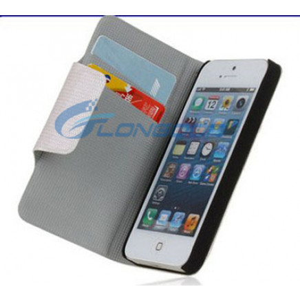 High Quality Flip Leather Case for iPhone 5