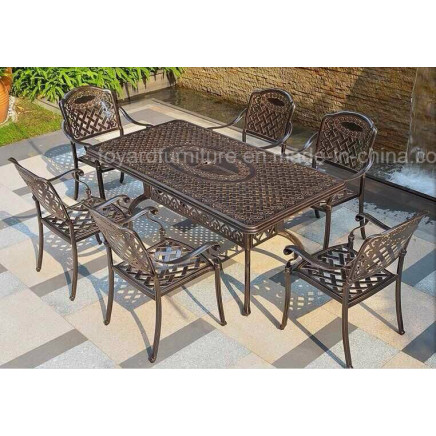 High Quality Garden Furniture Cast Aluminum Catering Table (SZ216; SD516)