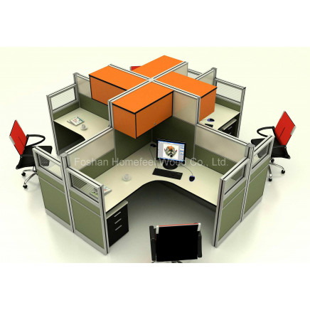 High Quality Multifunctional Office Desk with Hutch, Office Furniture (HF-YZ802)