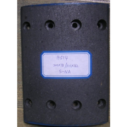 High Quality Non-Asbestos Heavy Duty Truck Brake Lining (WVA19574)