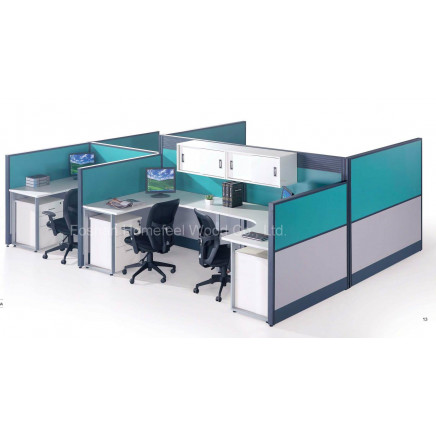 High Quality Office Workstation with Overhead Cabinet (HF-YT6003)