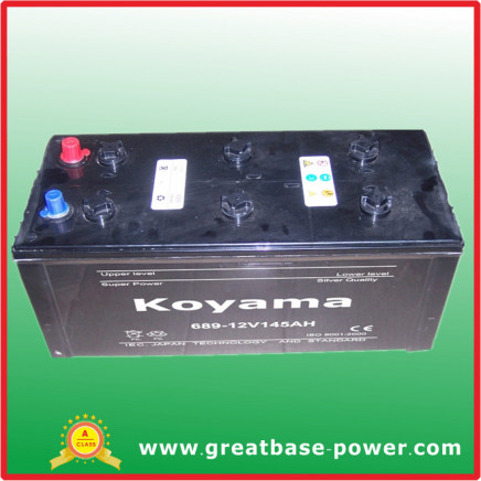 High Quality SMF Batteries 689-154ah 12V Heavy Duty Vehicle Car Battery
