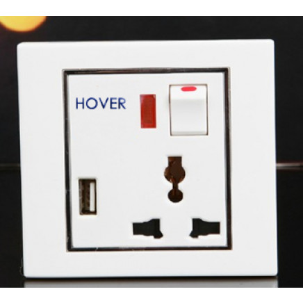 High Quality USB Wall Socket, Universal Wall Socket with USB