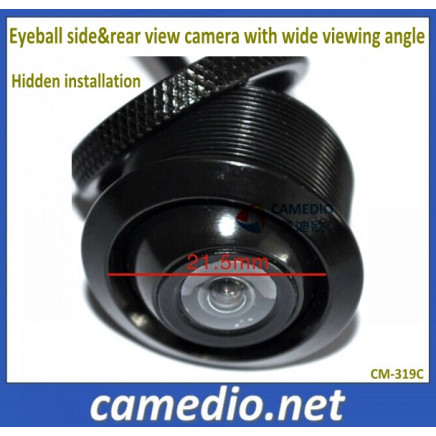 High Resolution Waterproof Eyeball Mini Universal Car Camera with Super Wide Viewing Angle
