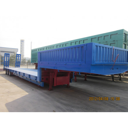 High Strength 3 Axle Gooseneck Low Bed Semi Trailer