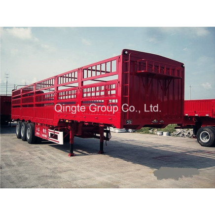High Way Cargo Transport Trailer, with Side Board and Barrier (QDT9402CXY)