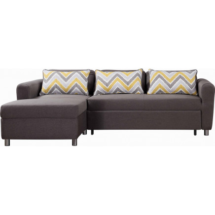 Home Furniture Corner Sofa Bed with Armrest