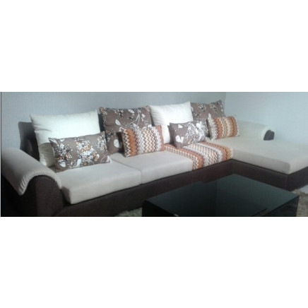 Home Furniture Living Room Fabric Corner/Sectional Sofa (AFT-2083)