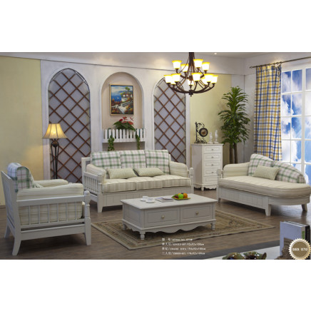 Home Furniture Washable Fabric Sofa Set (SQL-873)