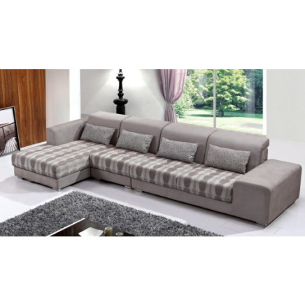 Home/Living Room Fabric Corner Sofa Furniture (RFT-2055)