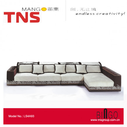 Home Luxurious Fabric Furniture Sofa (LS4A93)