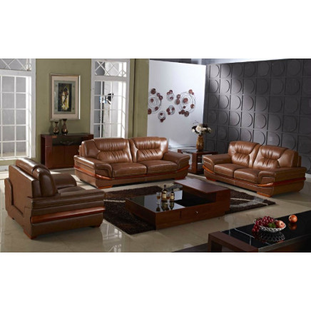 Home Sectional1+2+3 Leather Living Room Sofa Furniture (RFT-1265)