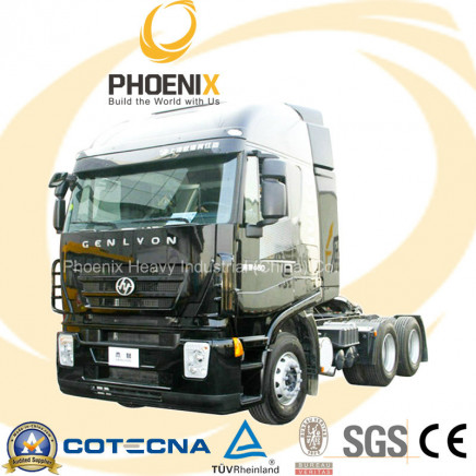 Hongyan High Roof 480HP 6X4 Iveco Trator Truck with S100