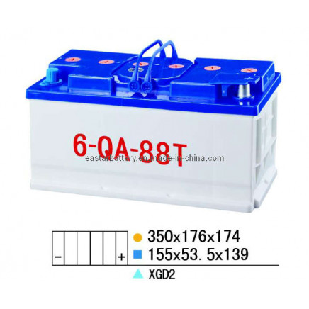 Hot-Dry Charged Car Battery DIN88