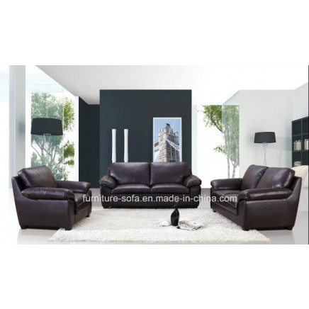Hot Furniture Brown Chinese Leather 123seater Sofa (SF025)