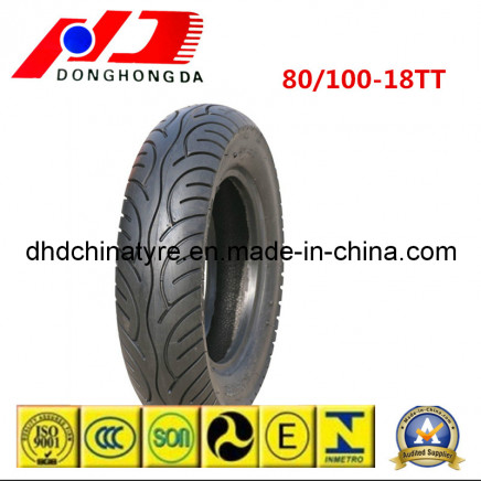 Hot Sale 80/100-18 Motorcycle Tubeless Tyres