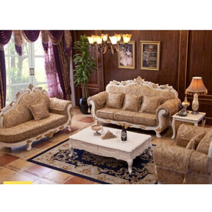 Hot Sale European Style Hotel Sofa Fabric Sofa for Apartment