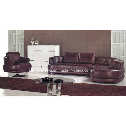 Hot Sales Furniture Small Corner Import Leather Sofa Set (SO11)