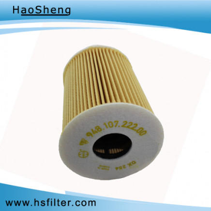 Hot Sales Paper Core Auto Oil Filter (948 107 222 00)